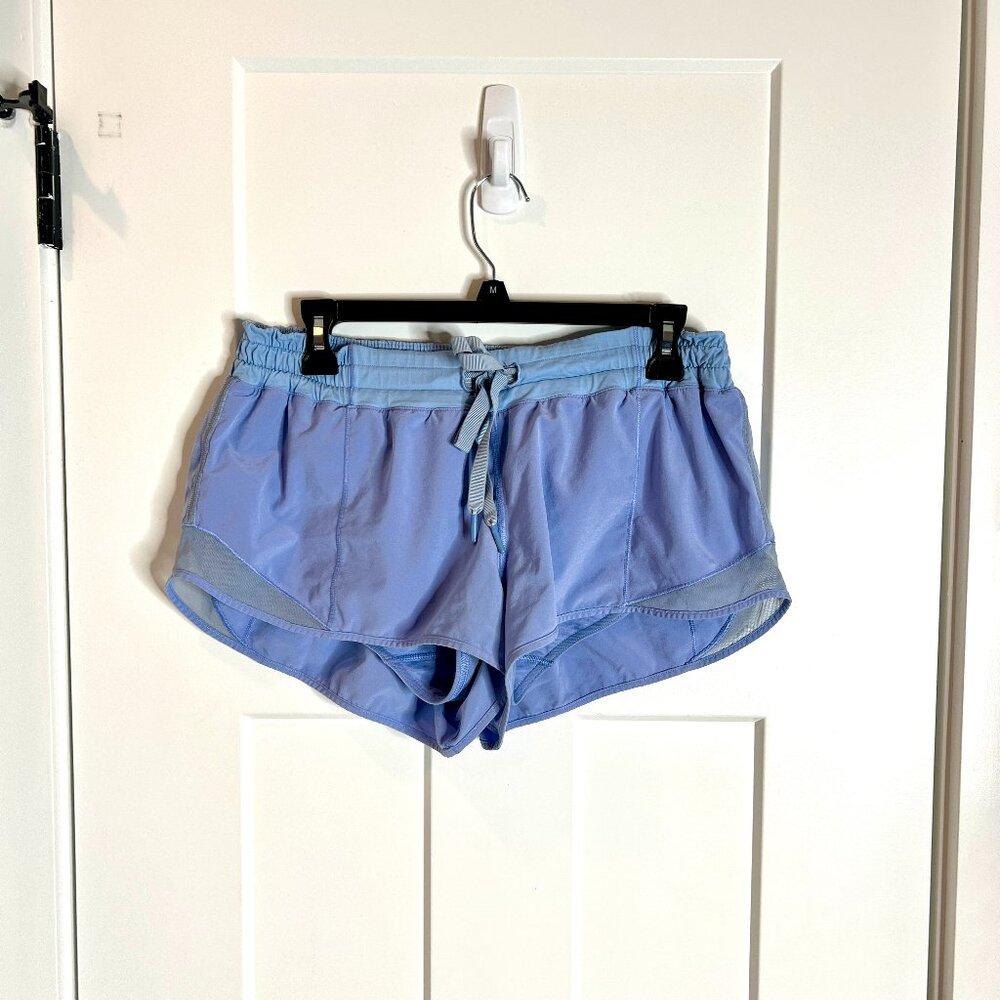 Lululemon Hotty Hot Short in Hydrangea Blue 2.5" Inseam Athletic Running Size 10